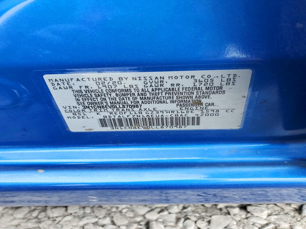 Nissan Versa Sv