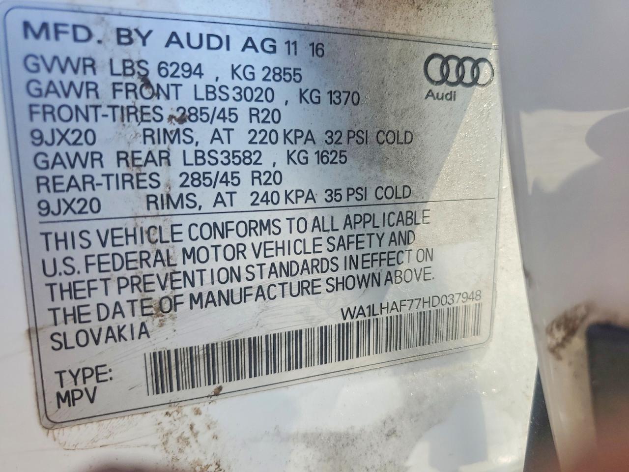 Audi Q7 Premium Plus