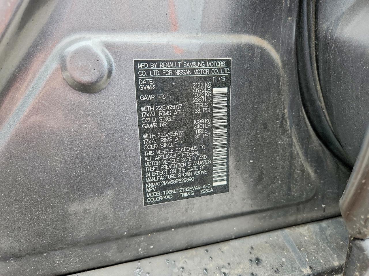 Nissan Rogue Sv