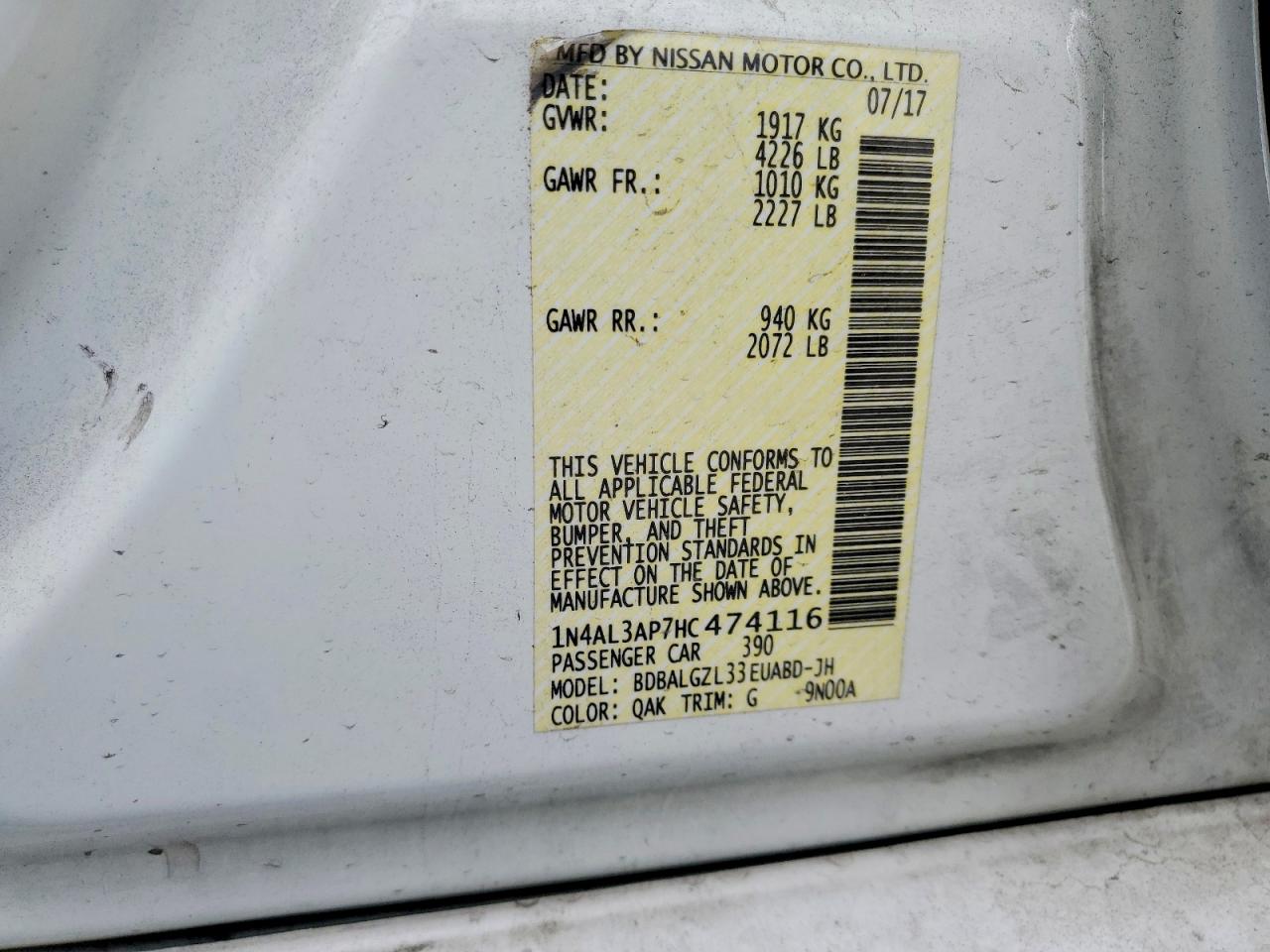 Nissan Altima 2.5 S