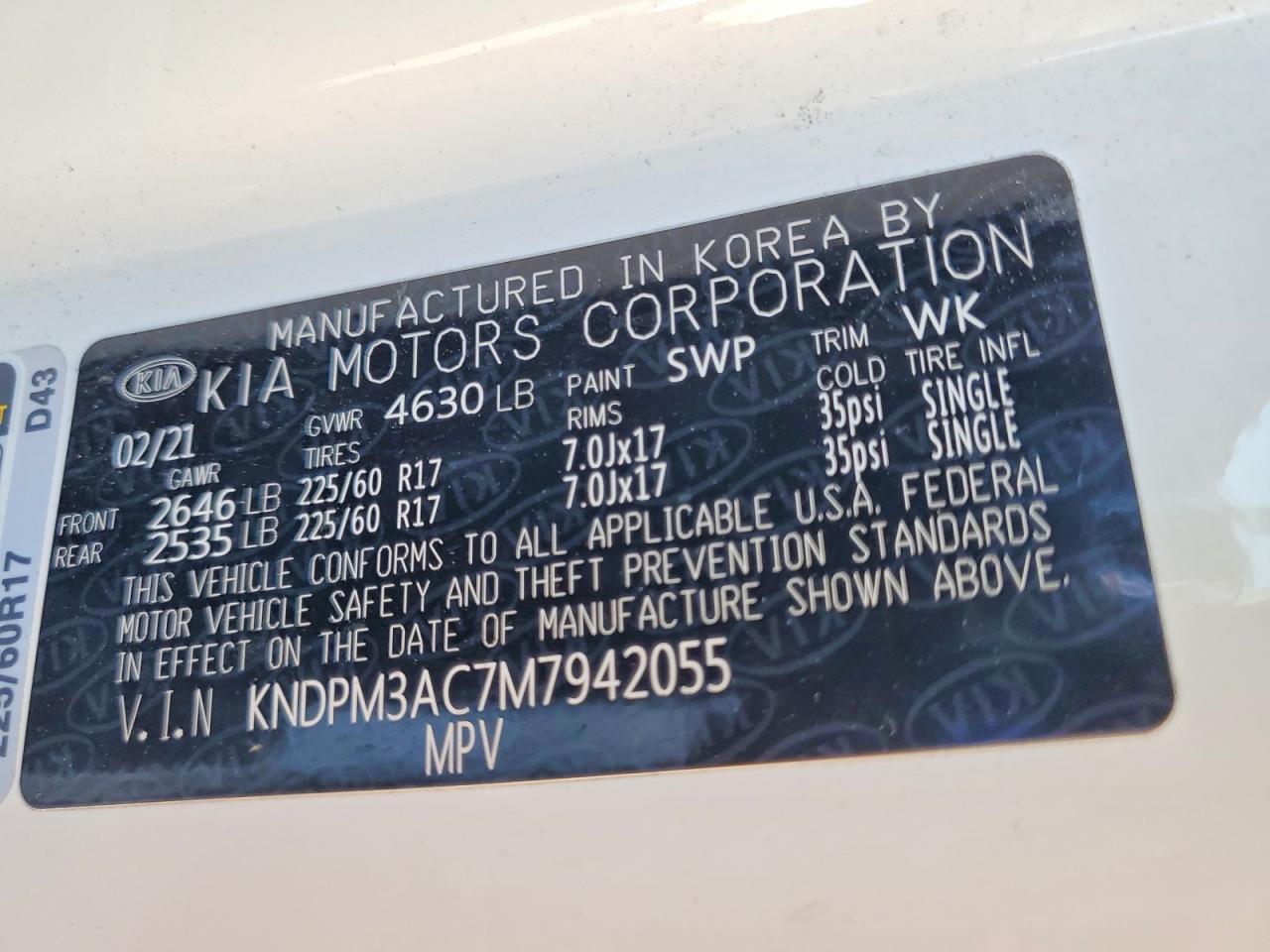 Kia Sportage Lx
