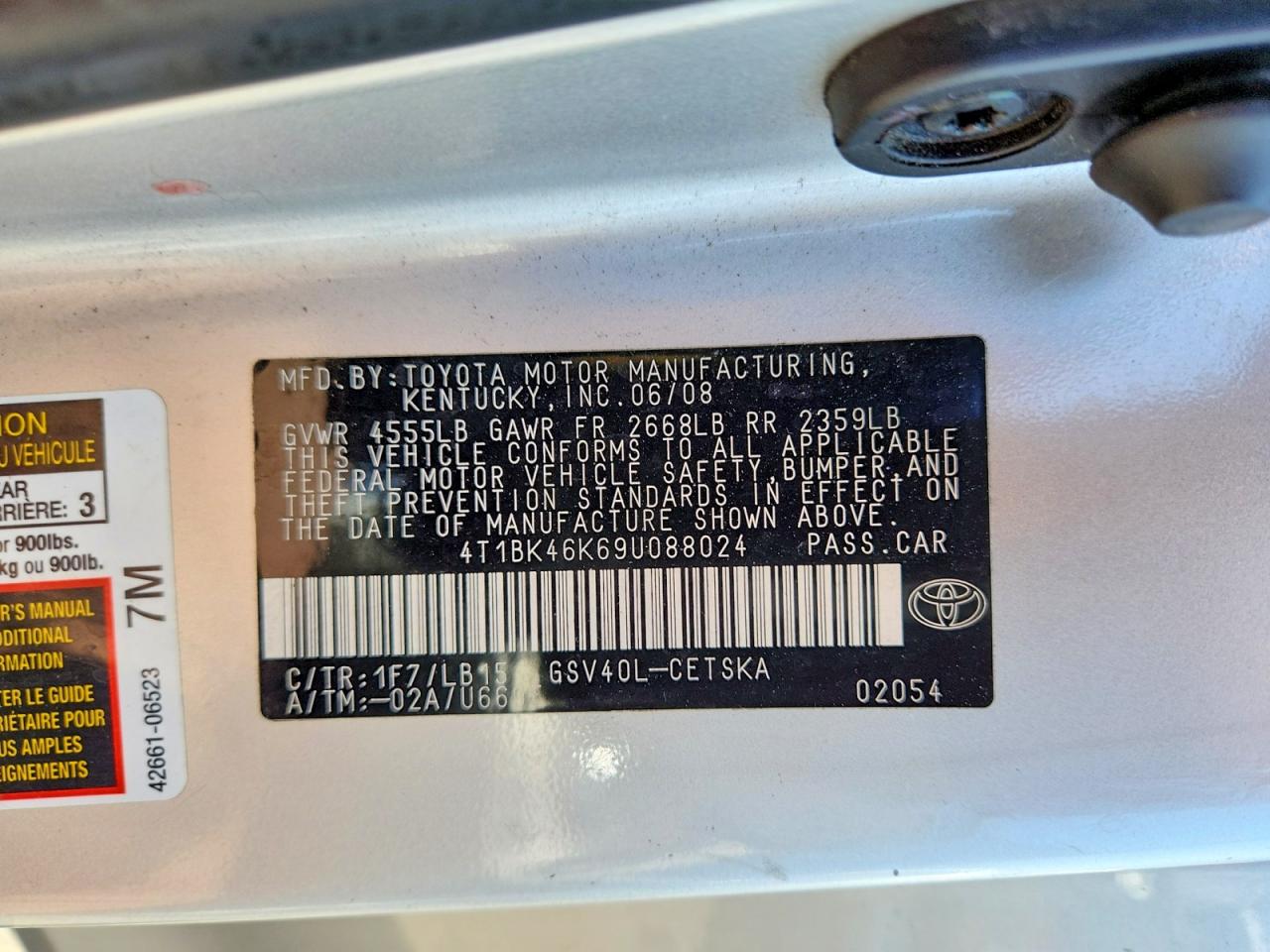 Toyota Camry Se V6