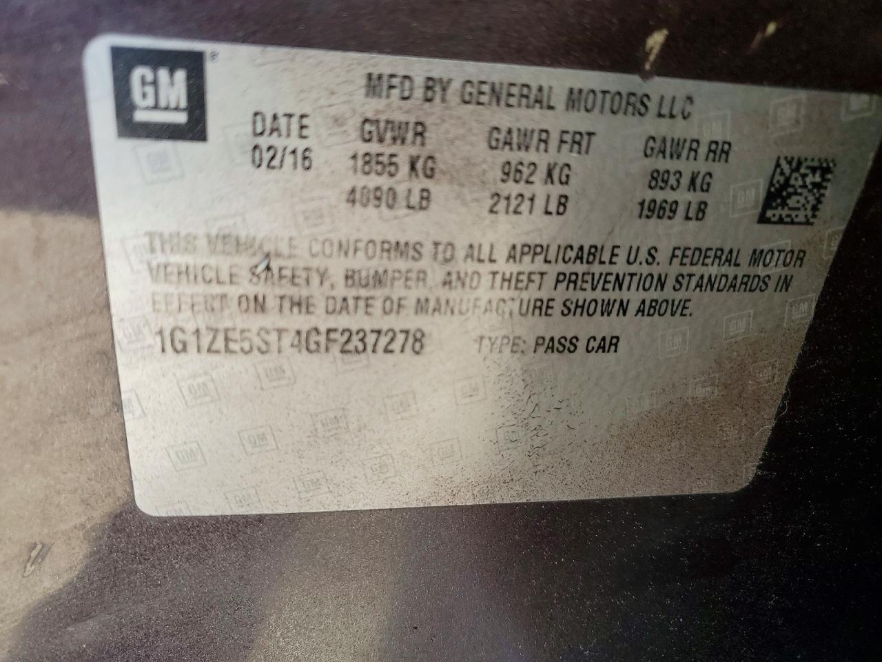Chevrolet Malibu Lt