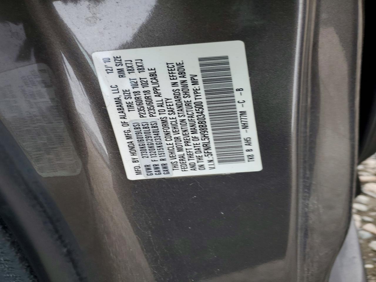Honda Odyssey Touring