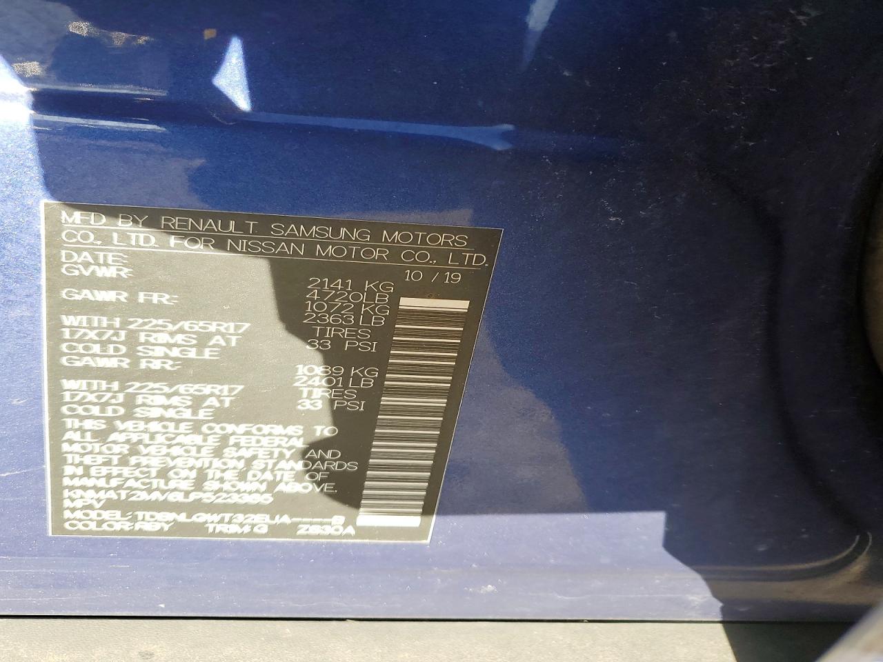 Nissan Rogue Sv