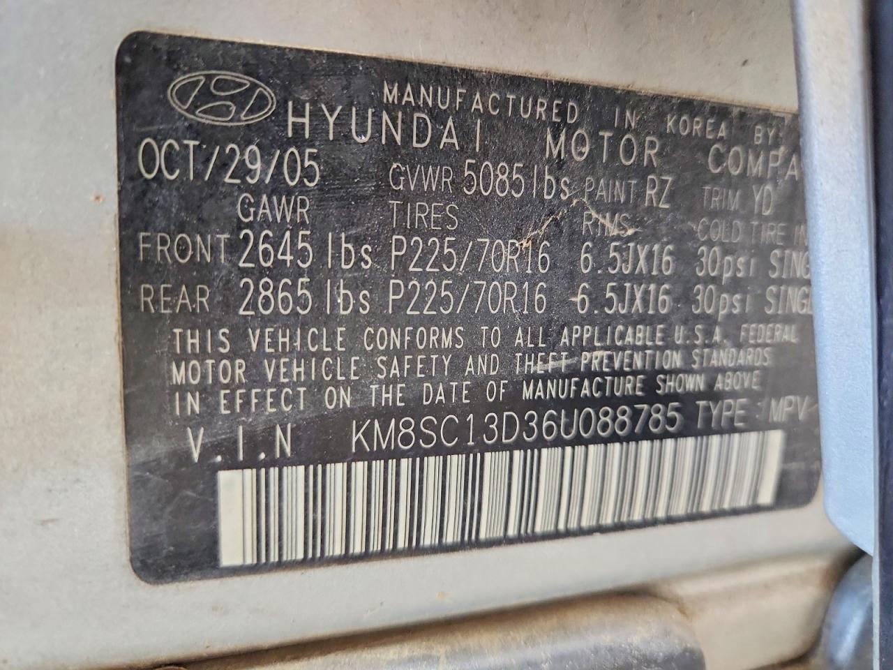 Hyundai SANTA FE Gls