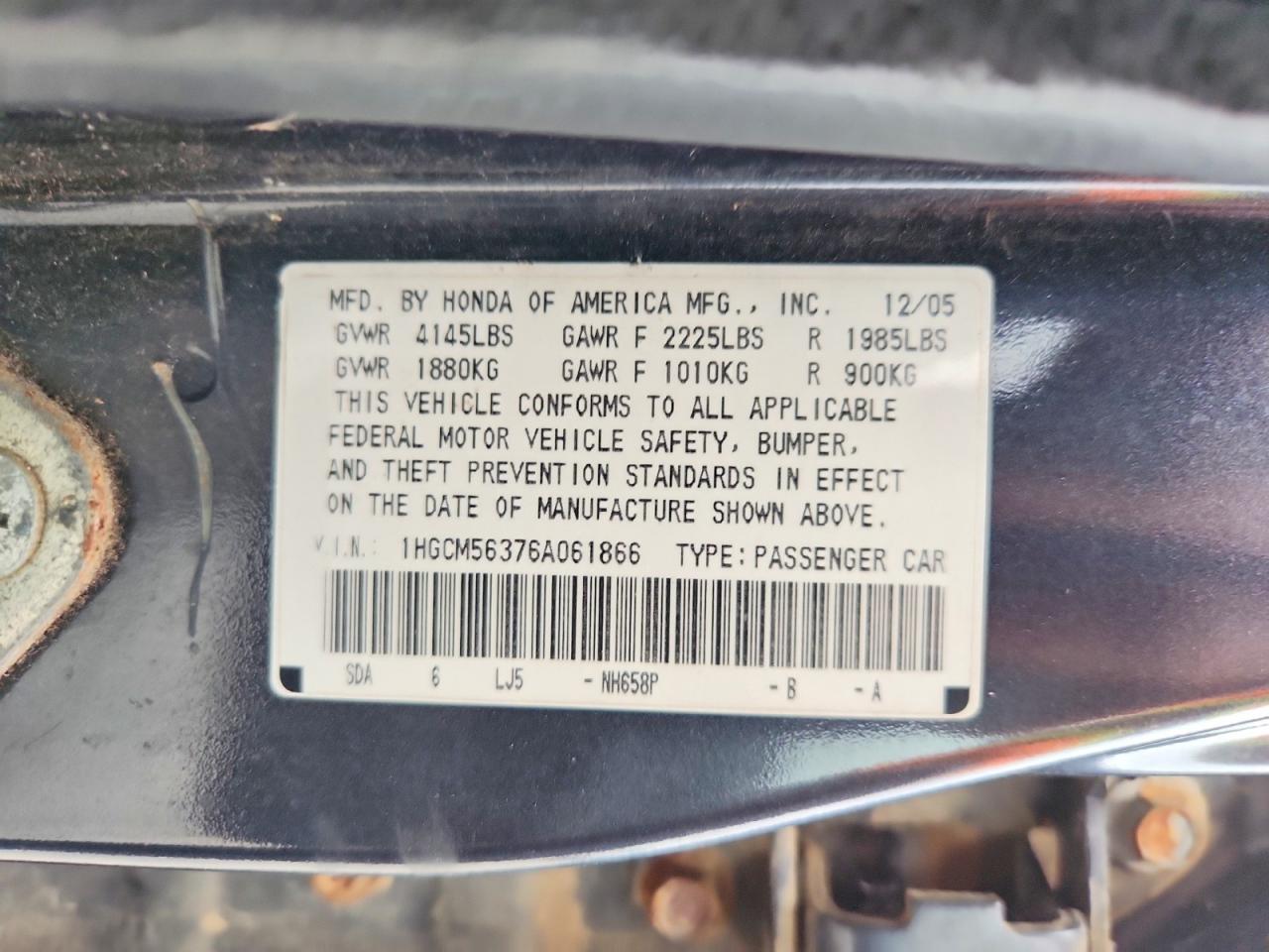 Honda Accord Se