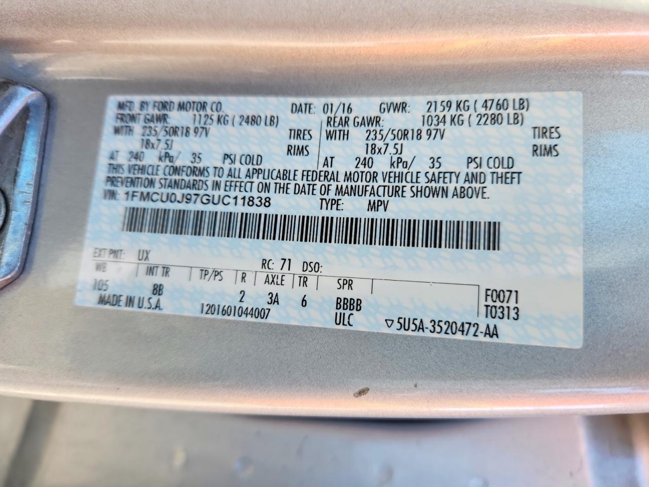 Ford Escape Titanium