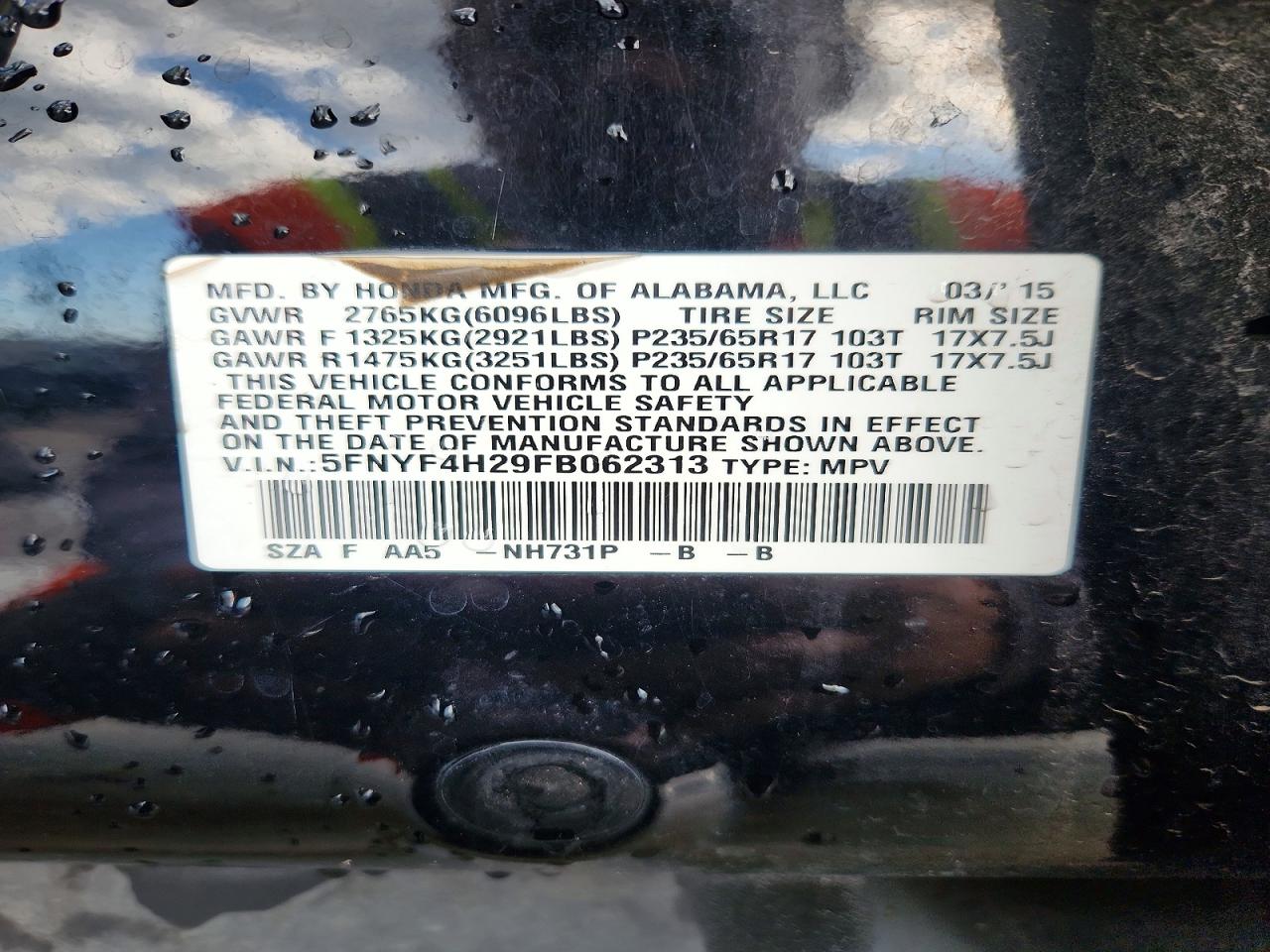 Honda Pilot Lx