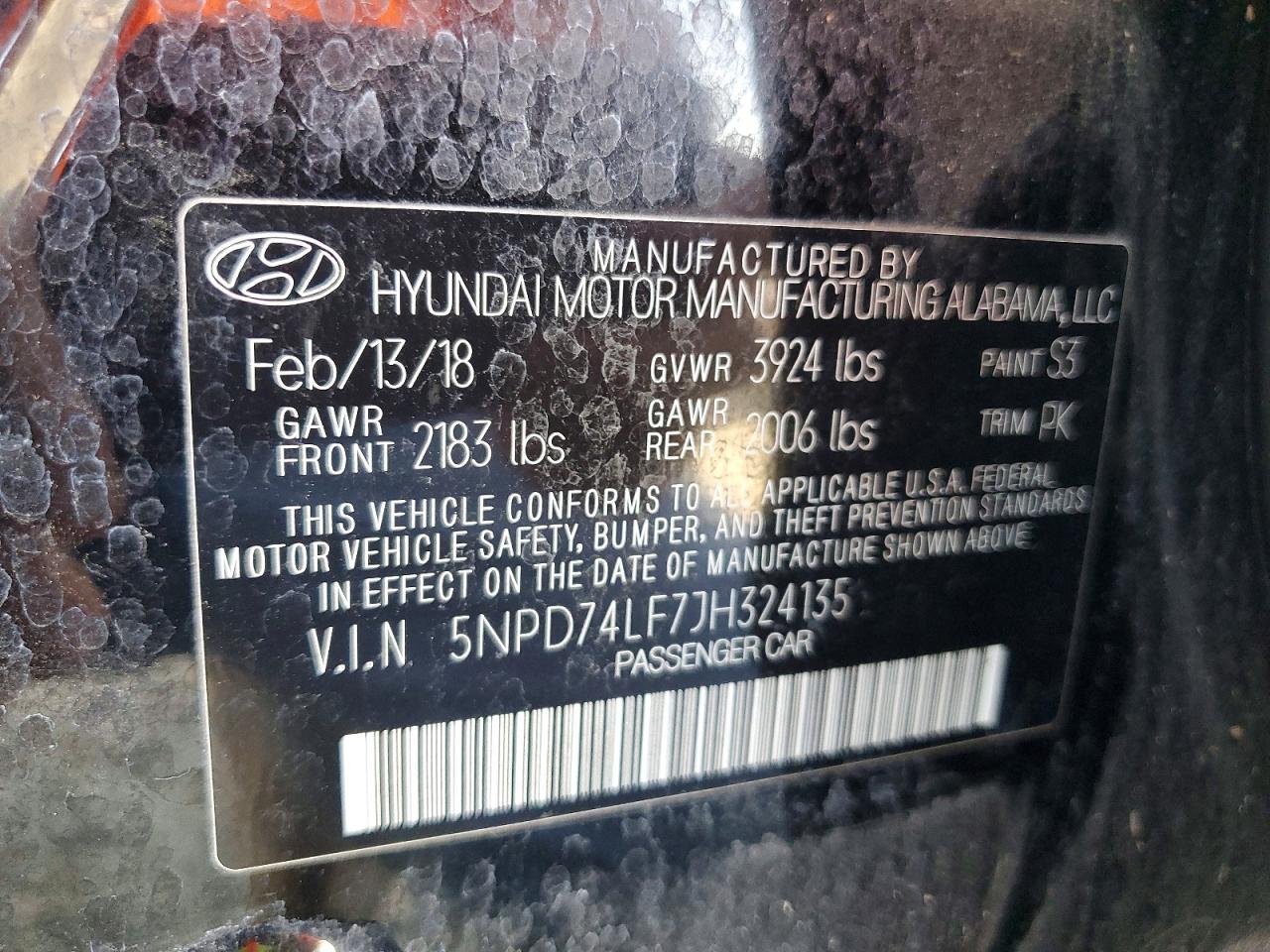 Hyundai ELANTRA Sel