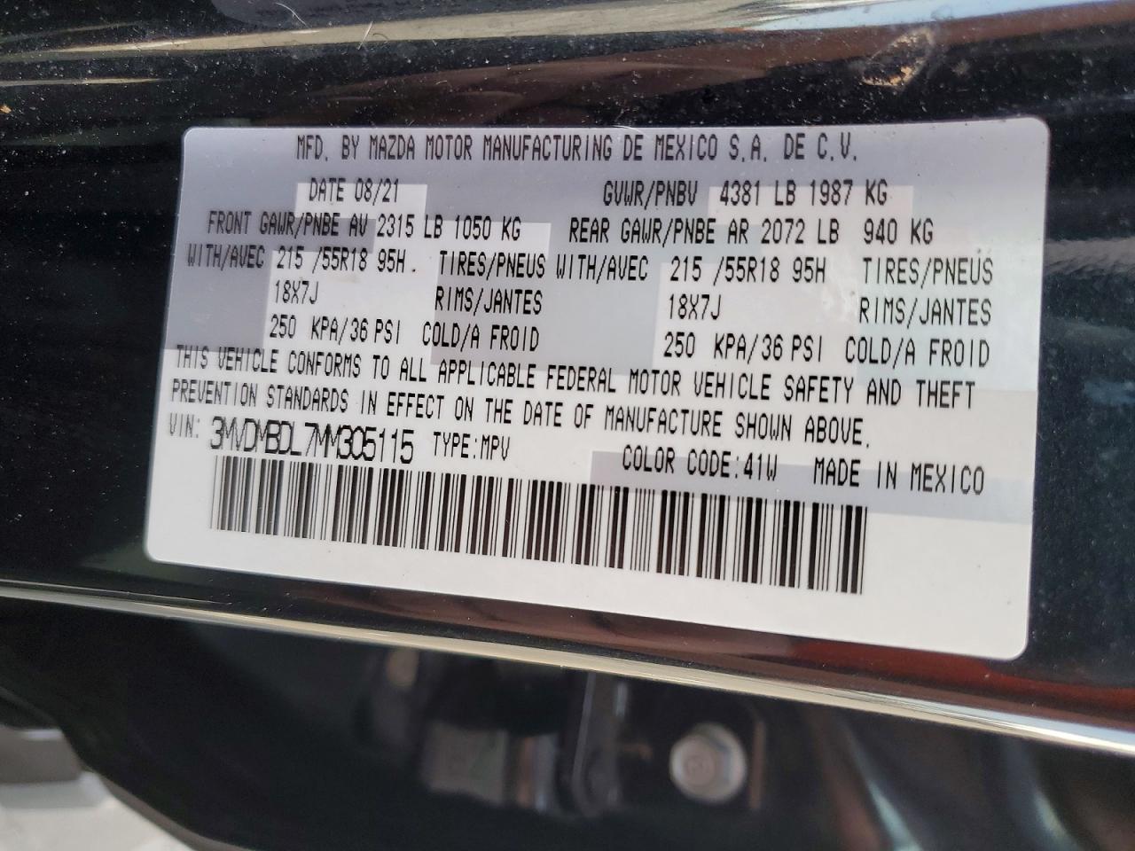 Mazda Cx Premium