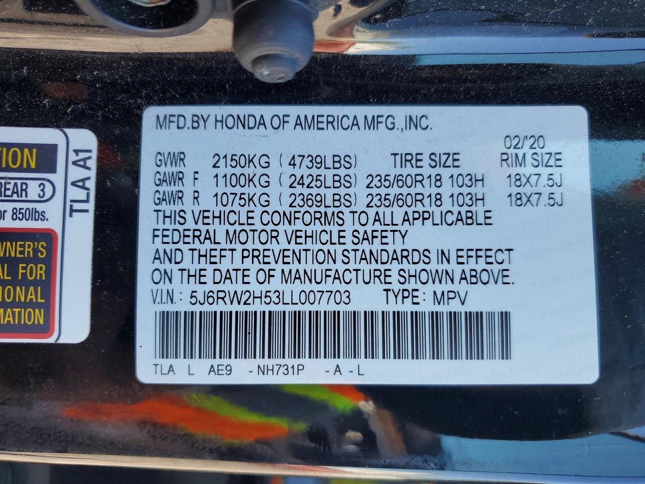 Honda Crv Ex