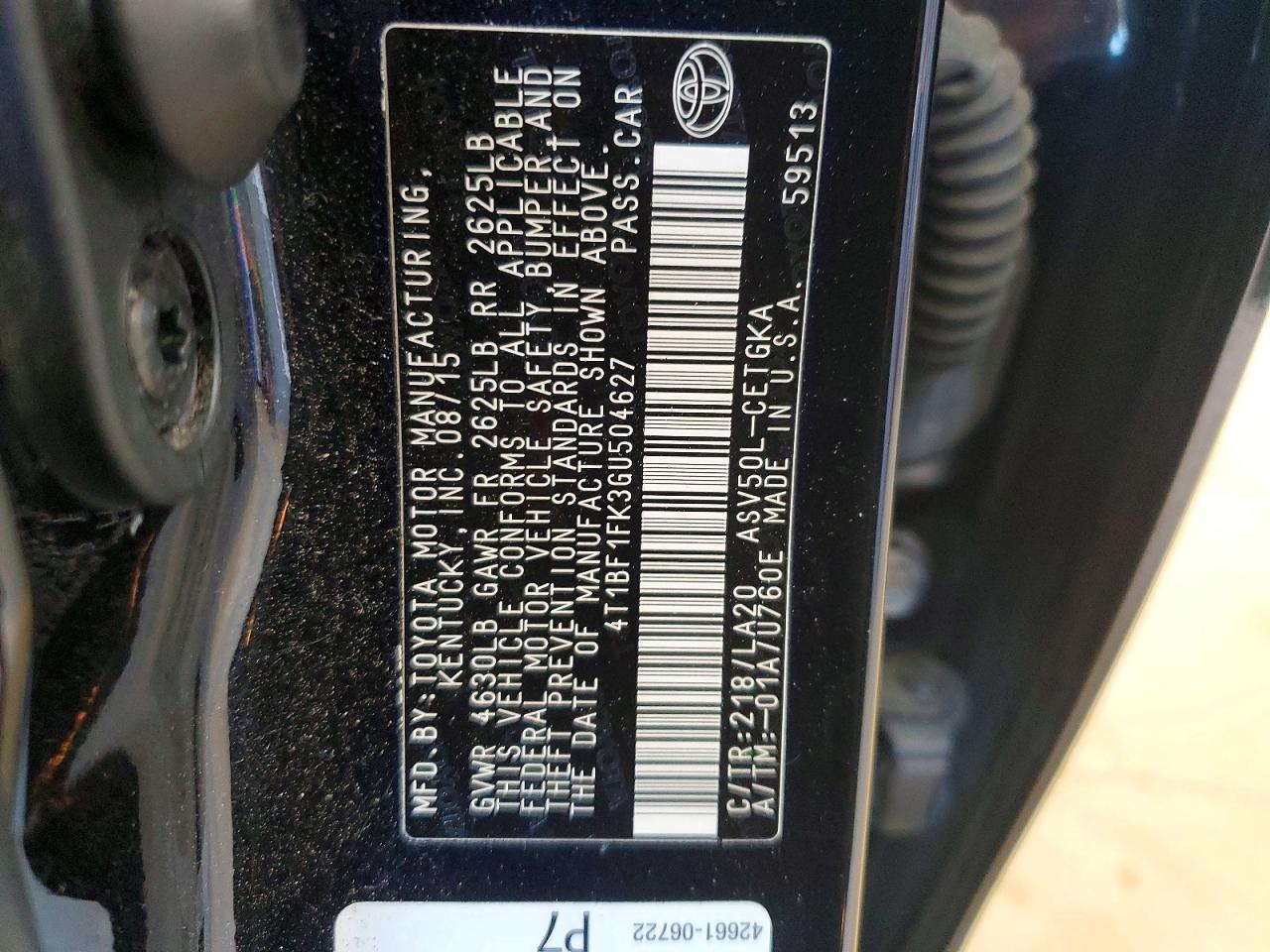 Toyota Camry Xle