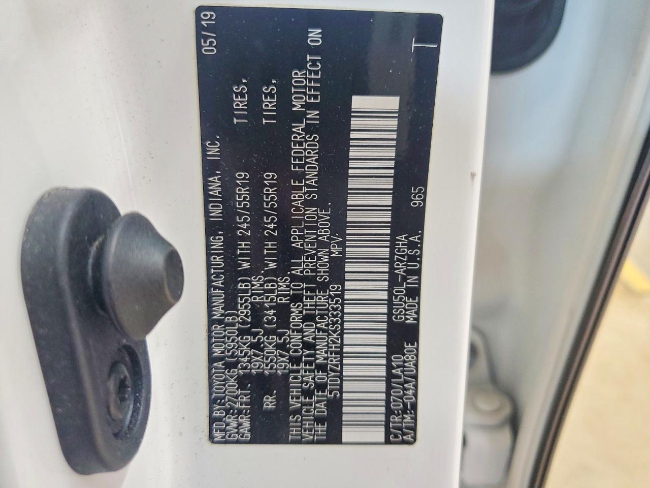 Toyota Highlander Limited Platinum
