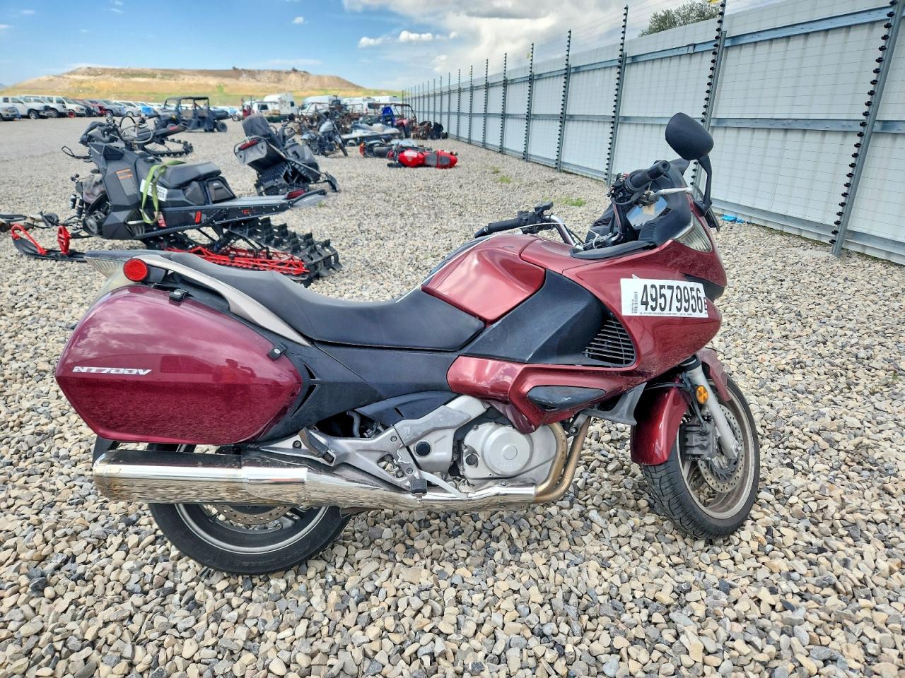 Salvage Honda Hawk Gt Image