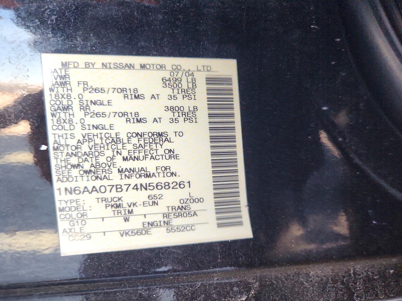 Nissan Titan Xe