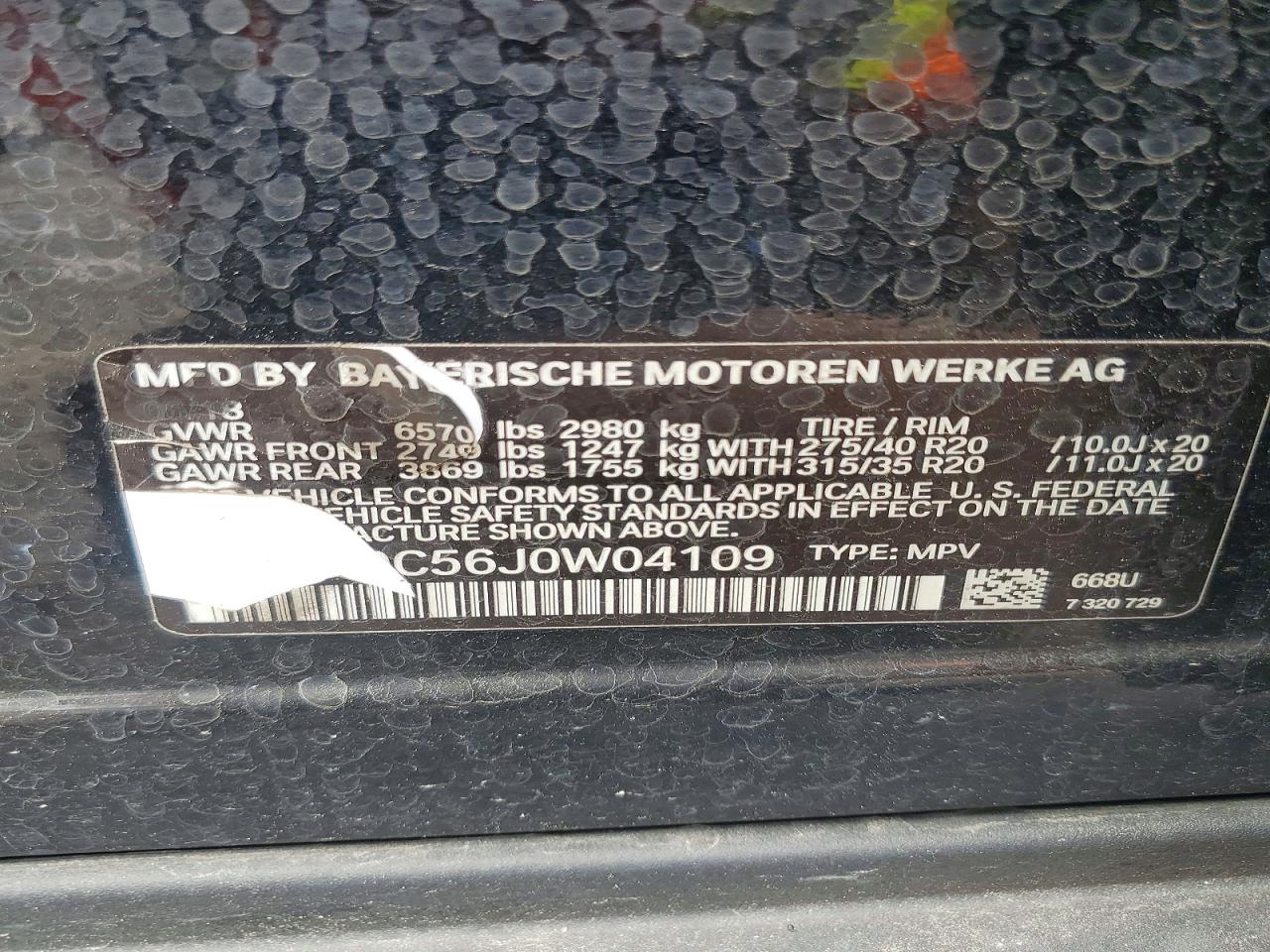 BMW X Series Xdr40e