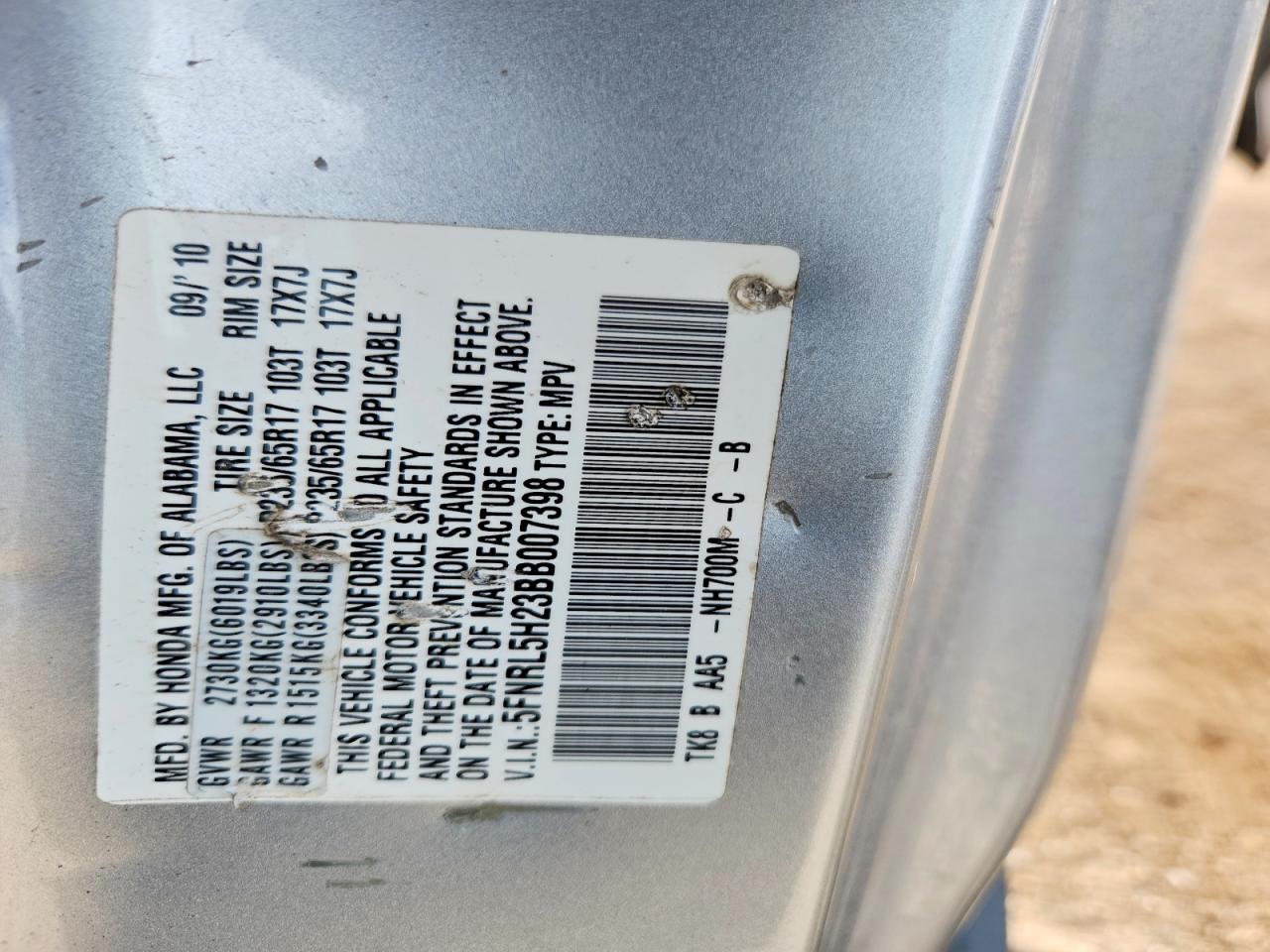 Honda Odyssey Lx