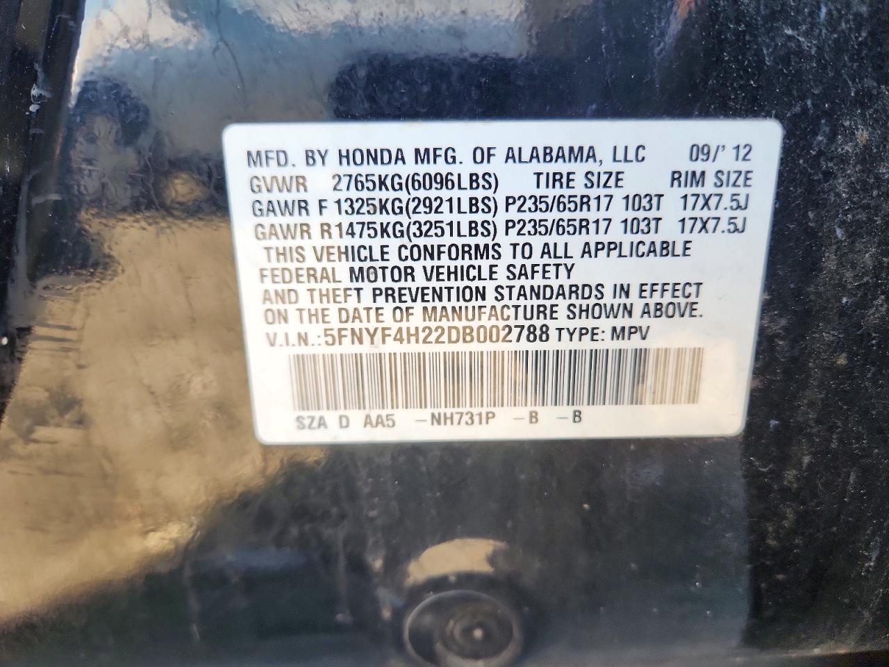 Honda Pilot Lx