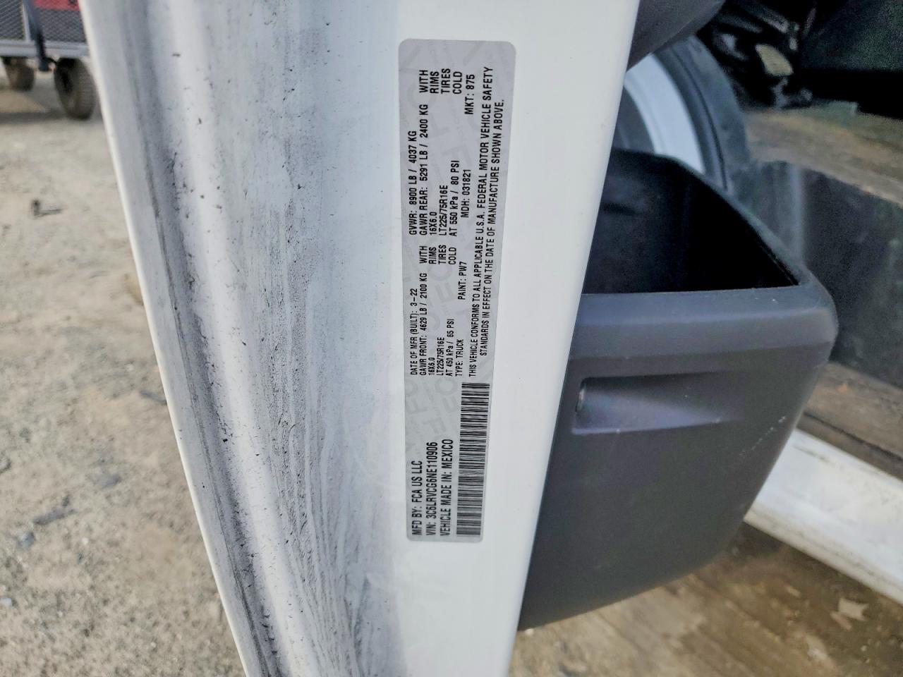 Ram Promaster 2500 High