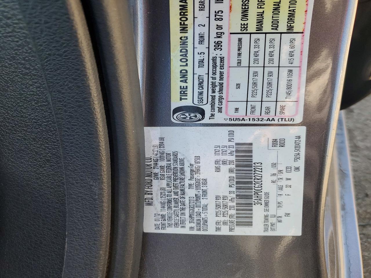 Ford Fusion Sel