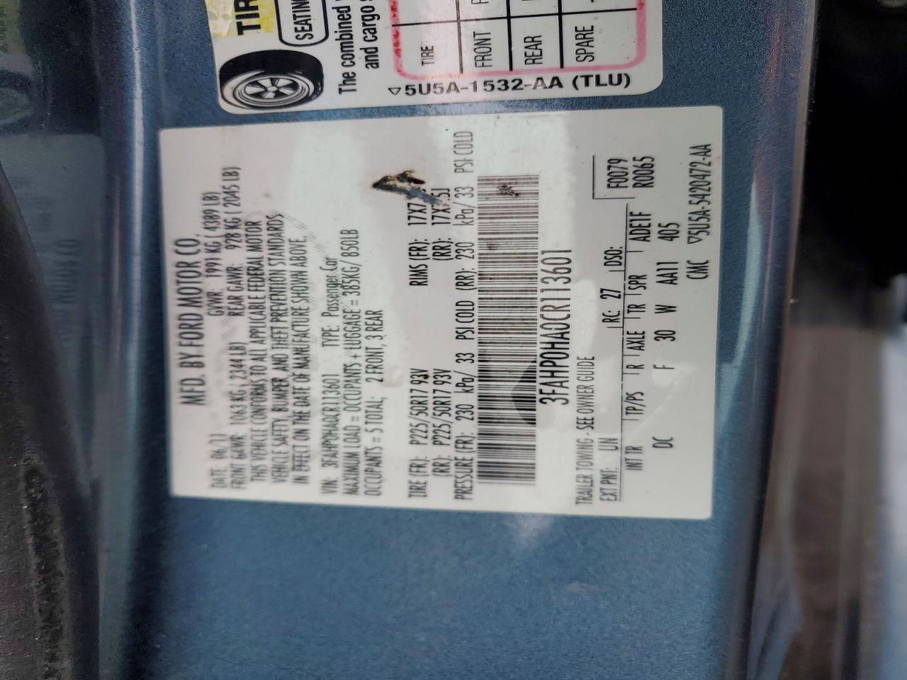 Ford Fusion Se