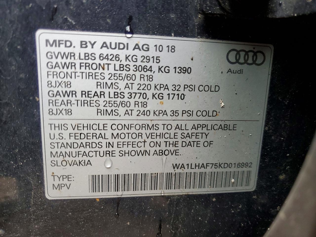 Audi Q7 Premium Plus