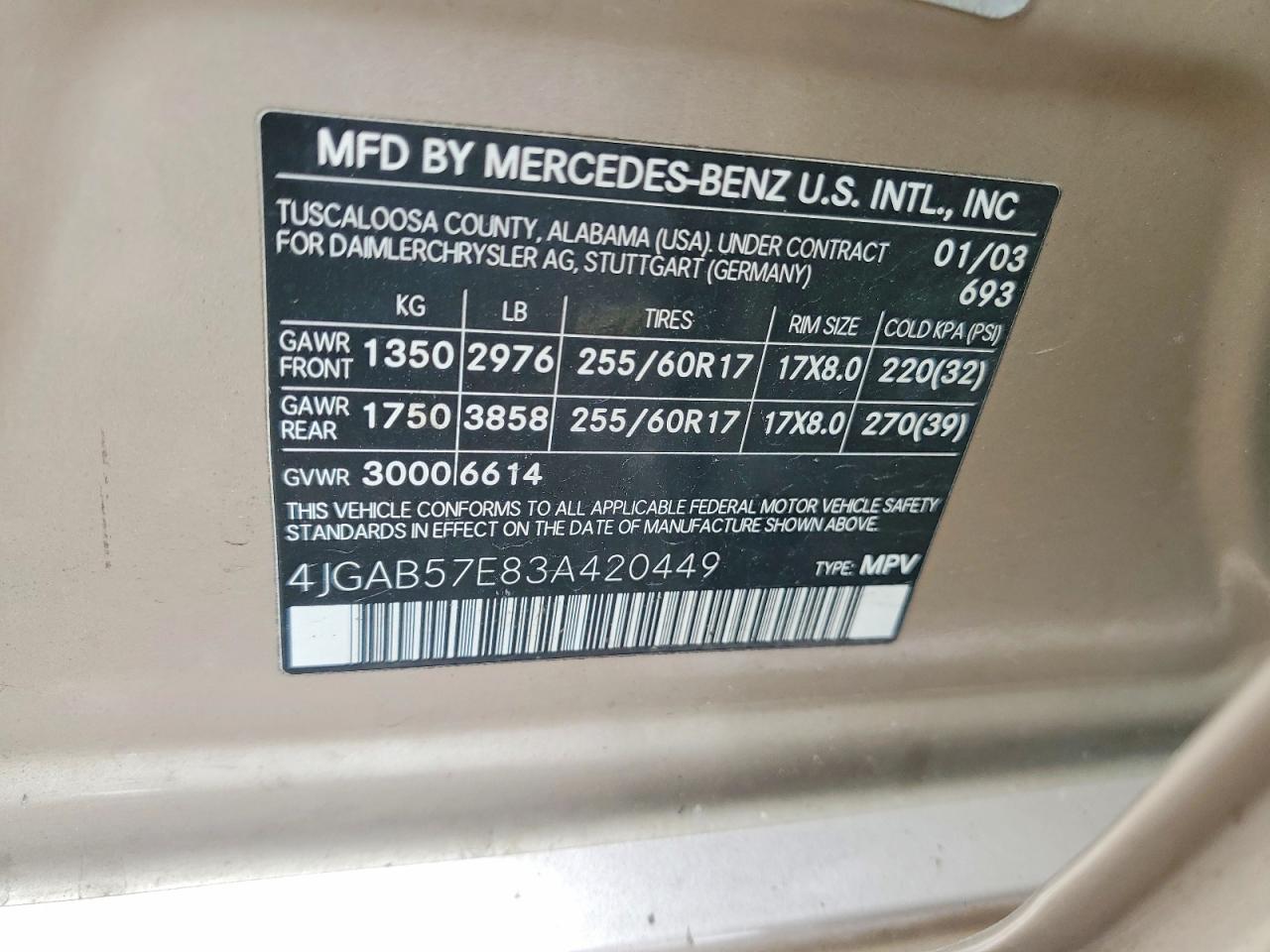 Mercedes-Benz M-Class 350