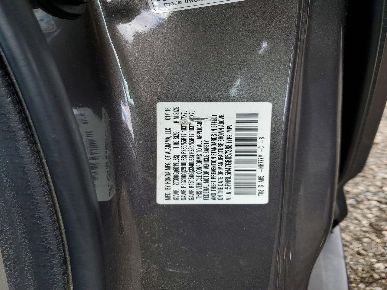 Honda Odyssey Ex