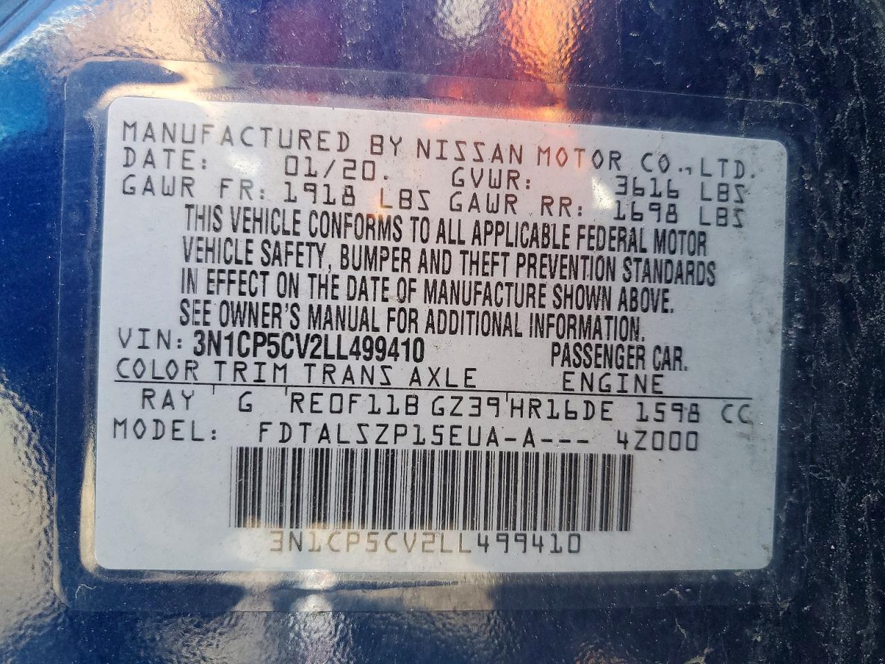 Nissan Kicks Sv