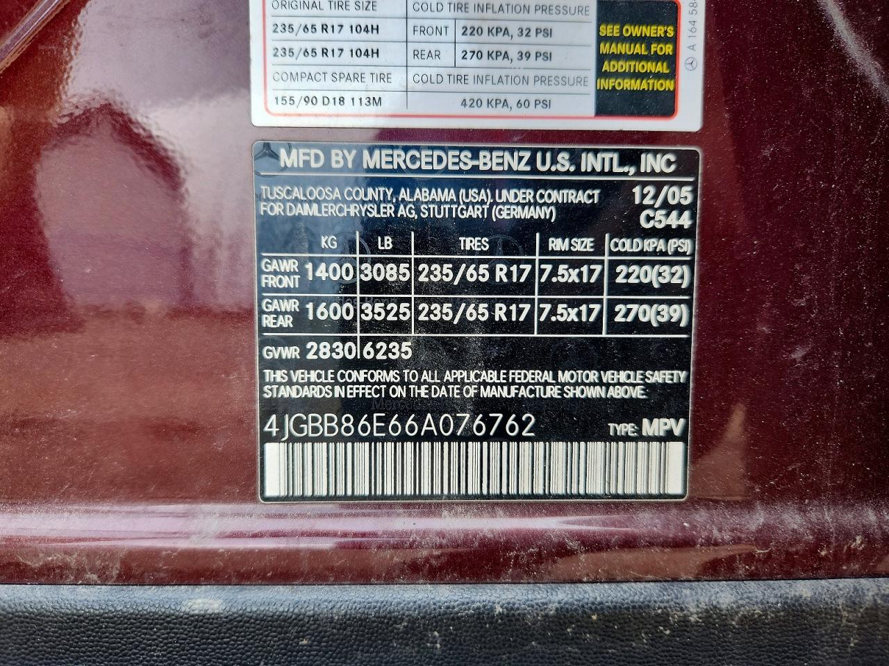 Mercedes-Benz M-Class 350
