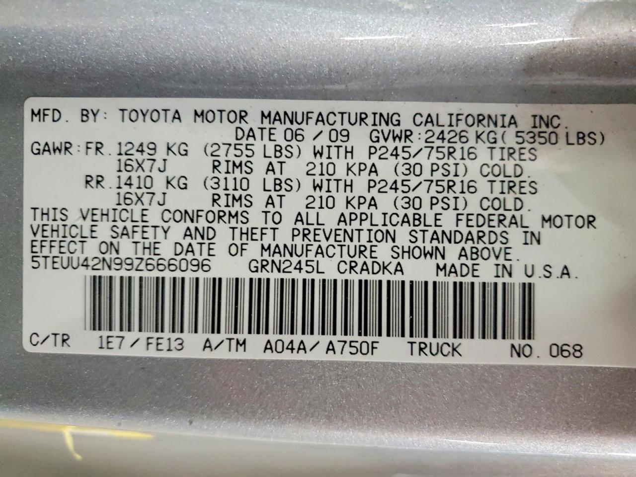 Toyota Tacoma Access Cab