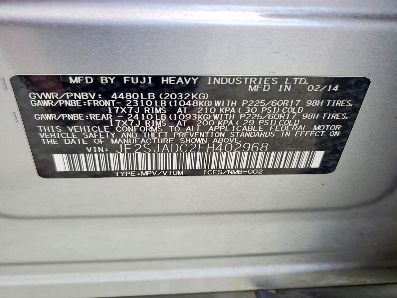 Subaru Forester 2.5i Premium