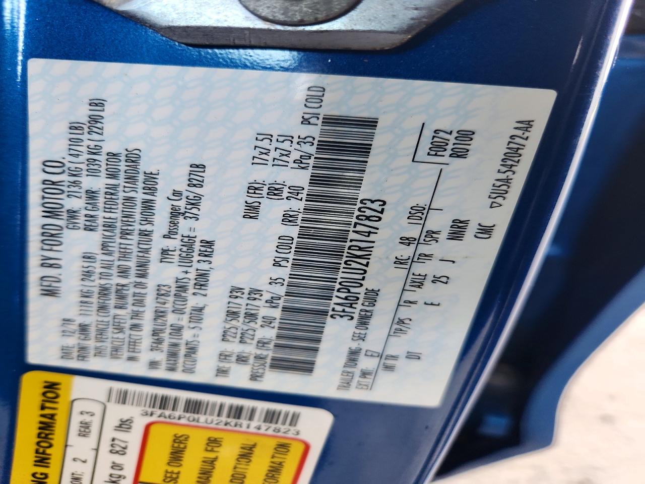 Ford Fusion Se