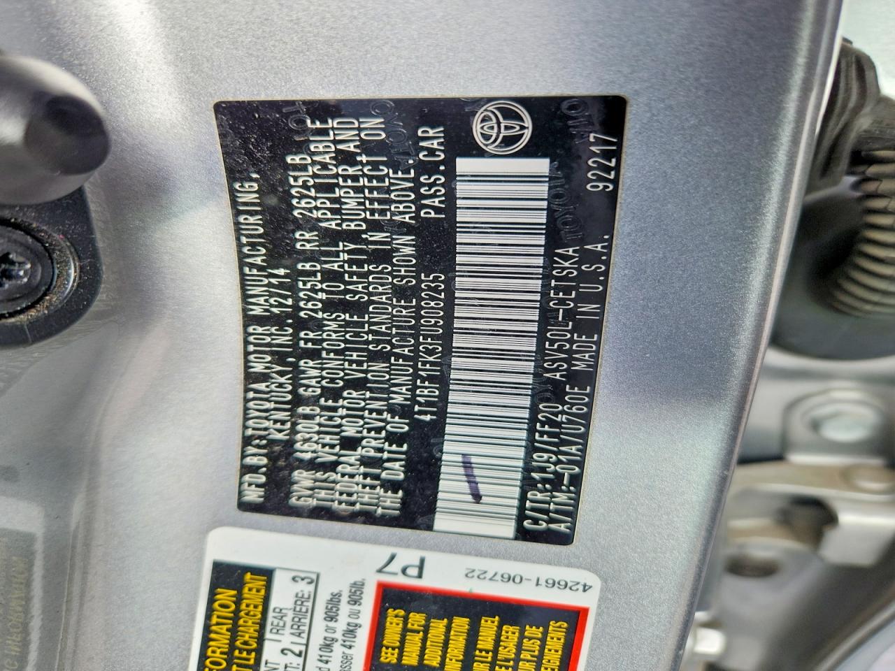Toyota Camry Se