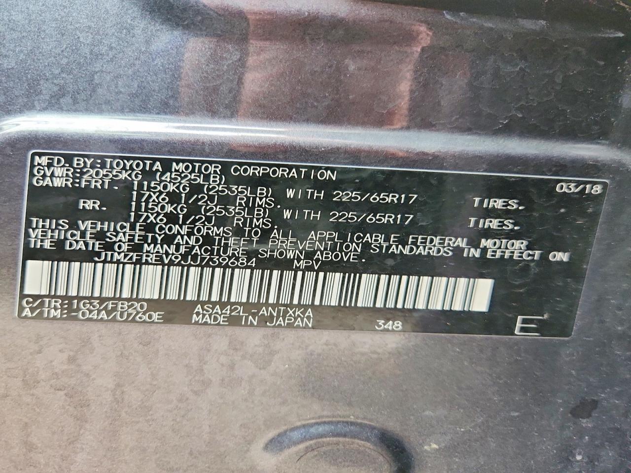 Toyota RAV4 Le