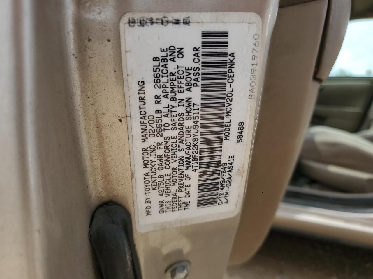Toyota Camry Le