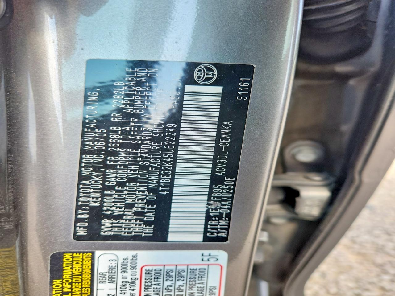Toyota Camry Standard