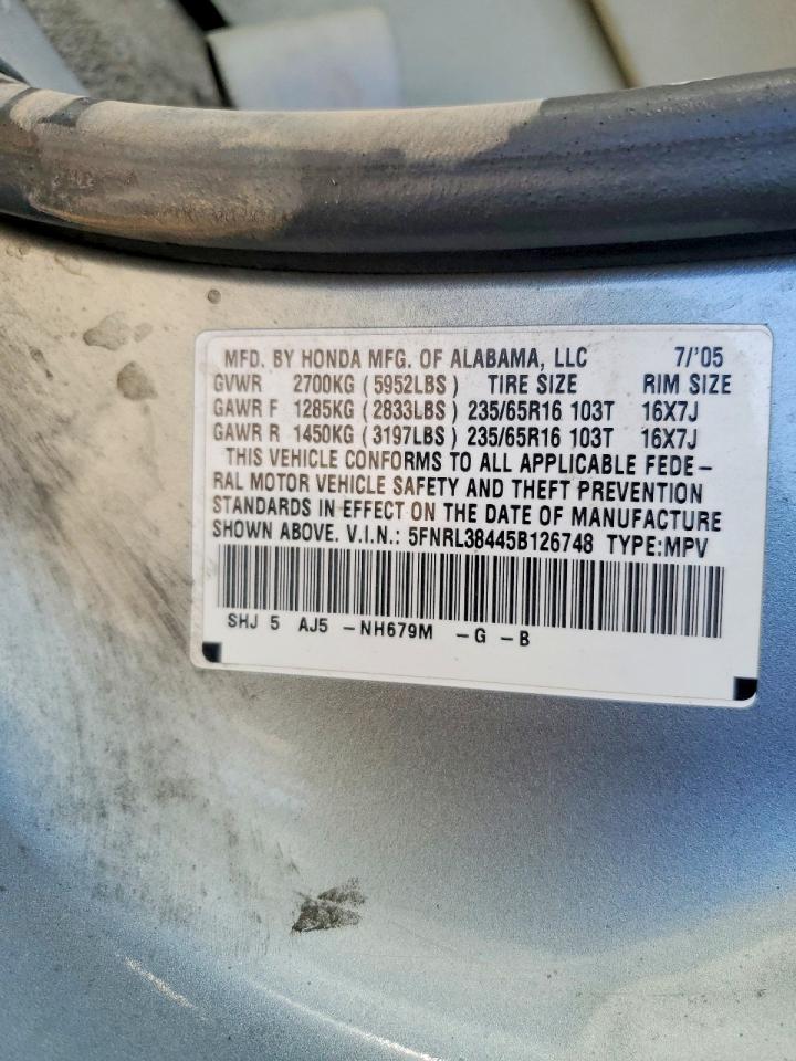 Honda Odyssey Ex