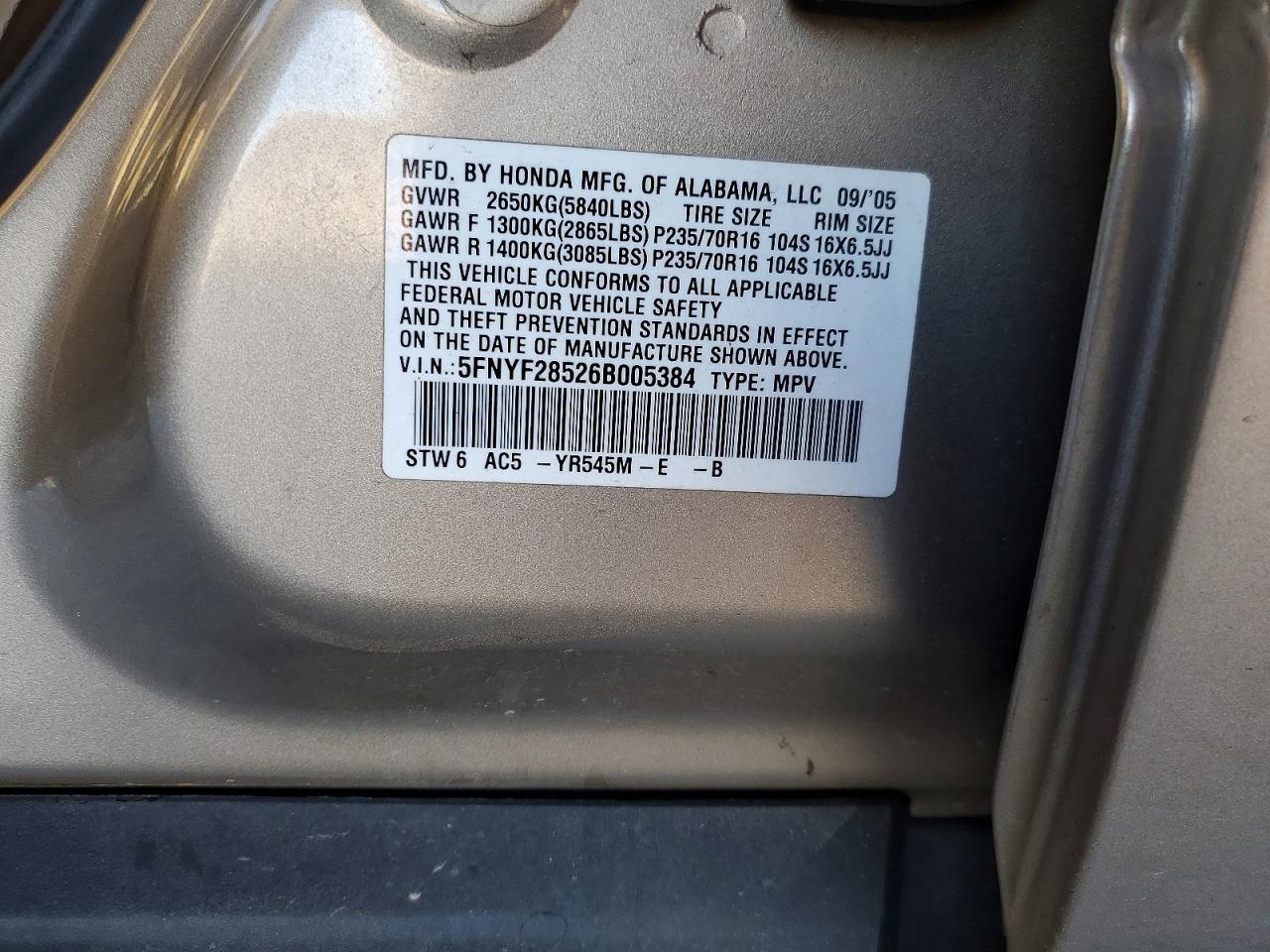 Honda Pilot Ex