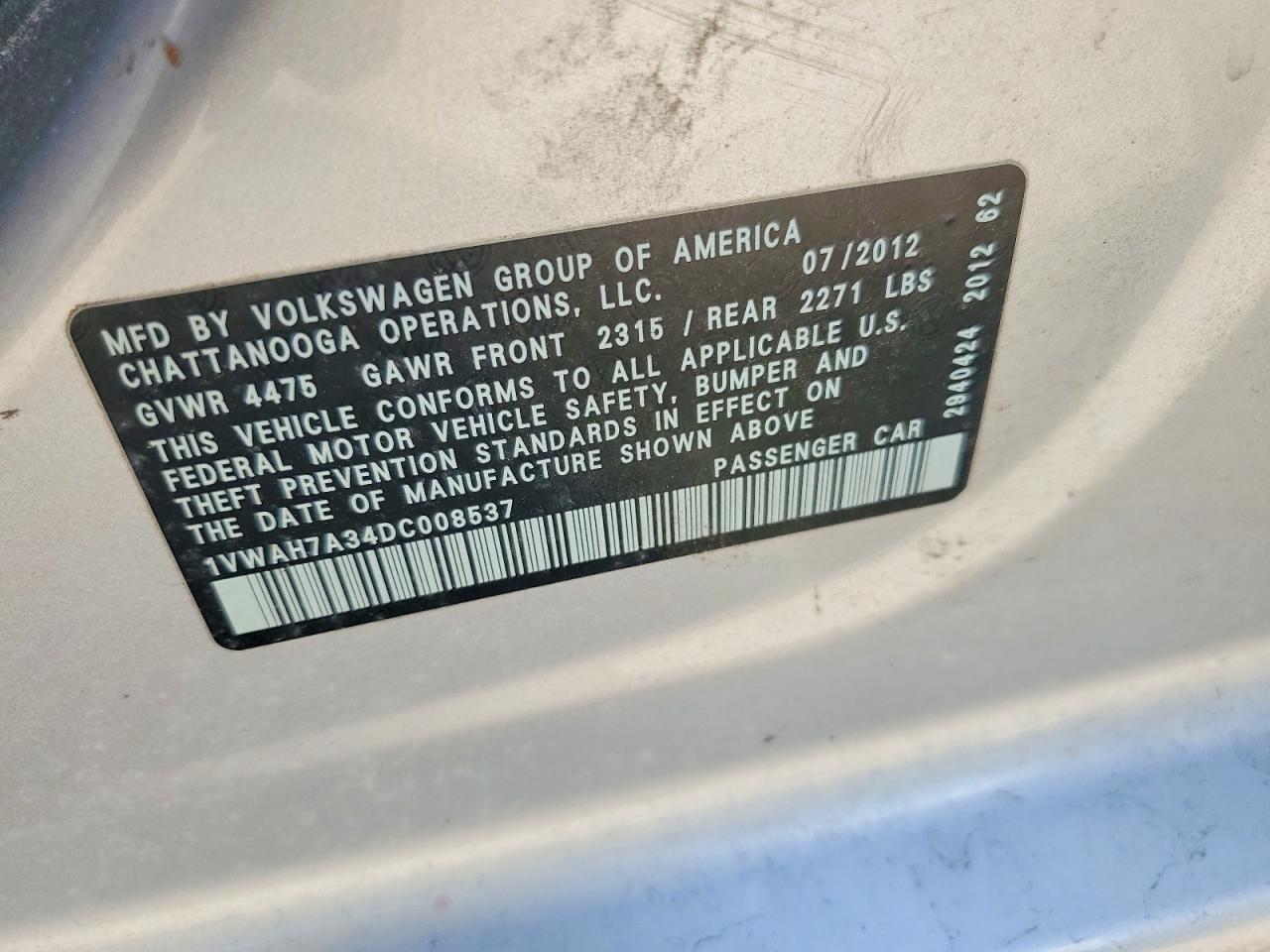 Volkswagen Passat S