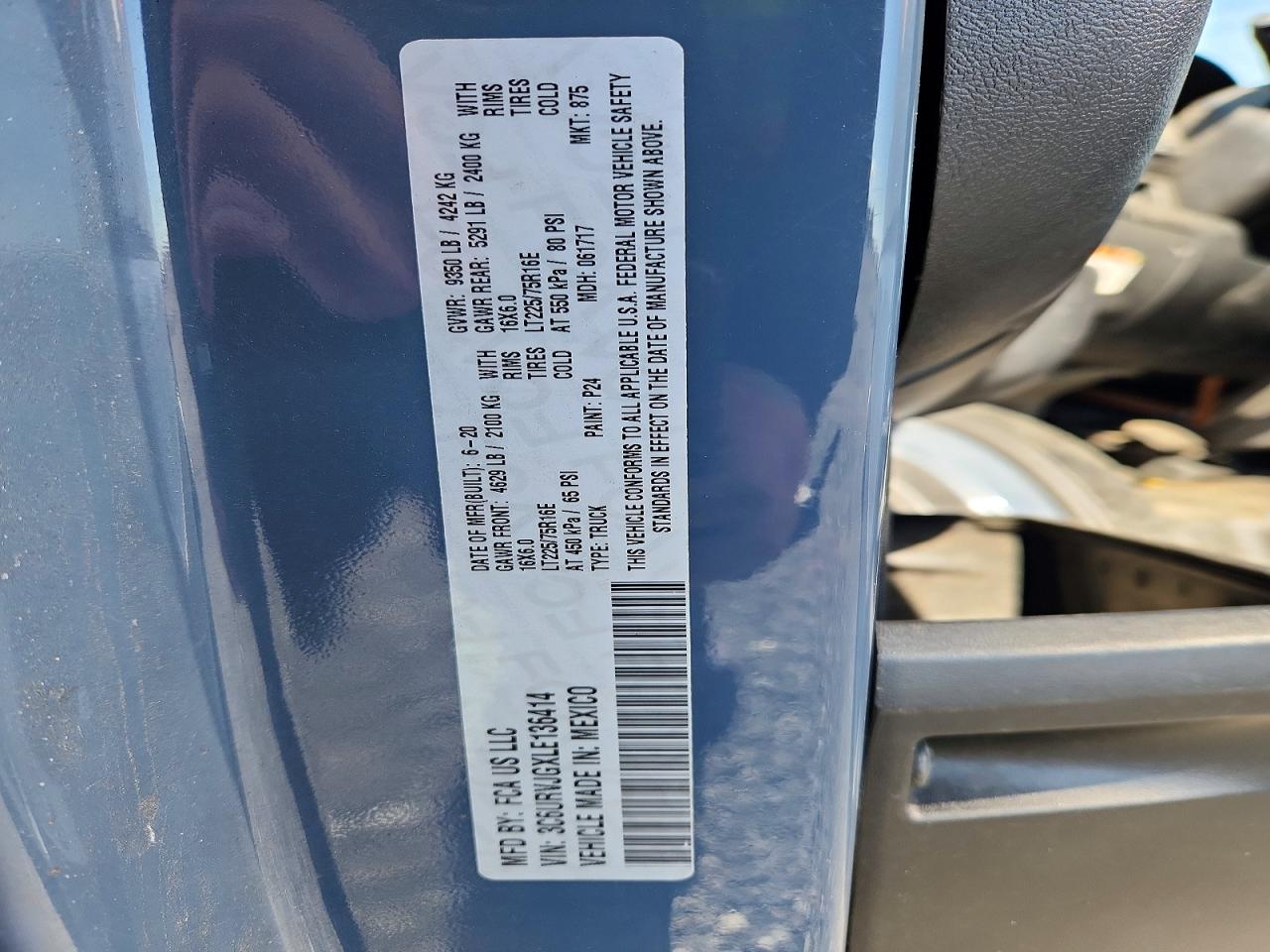 Ram Promaster 1500 High