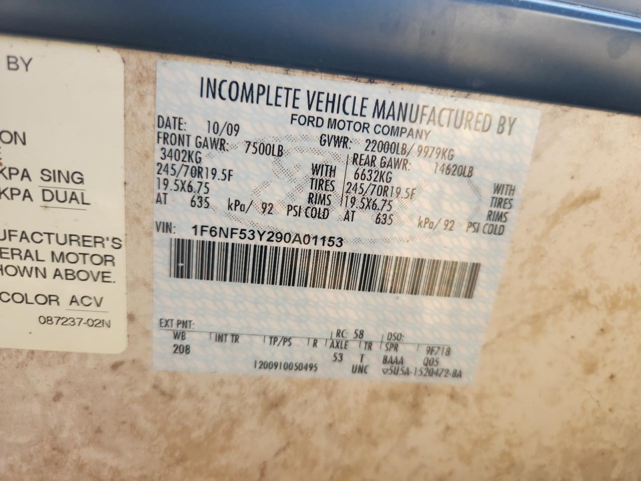 Winnibago F-550