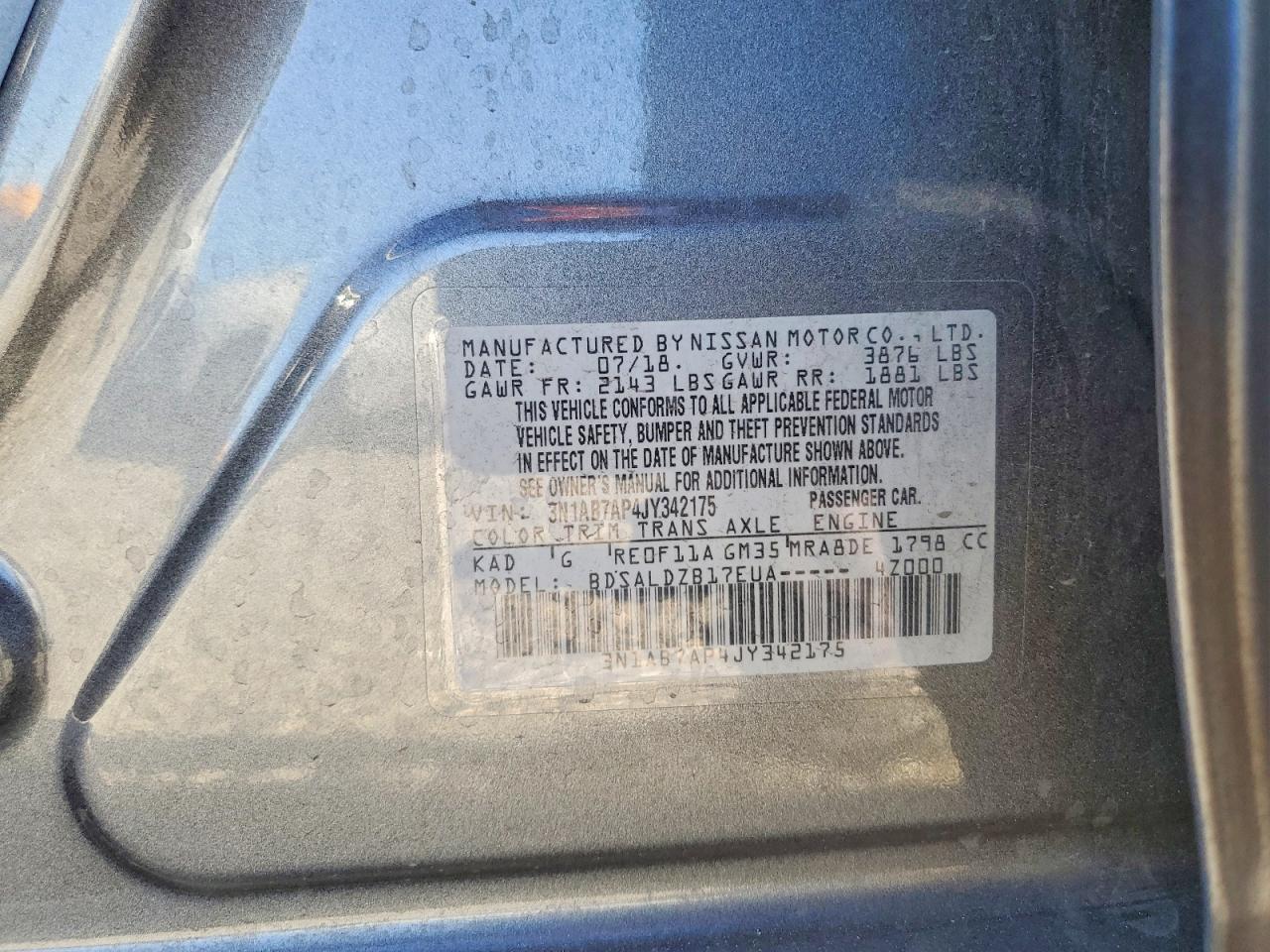 Nissan Sentra Sv
