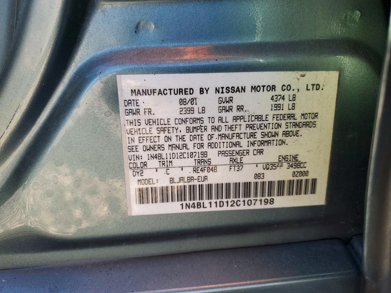 Nissan Altima 3.5 Se
