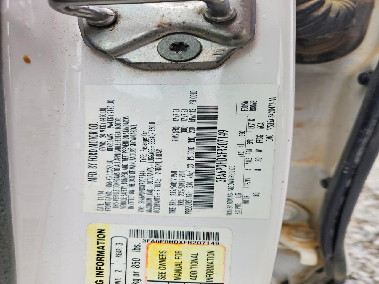 Ford Fusion Se