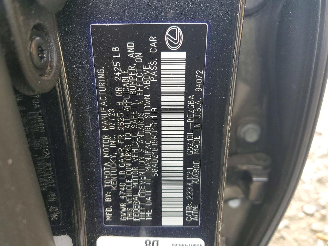 Lexus Es Base