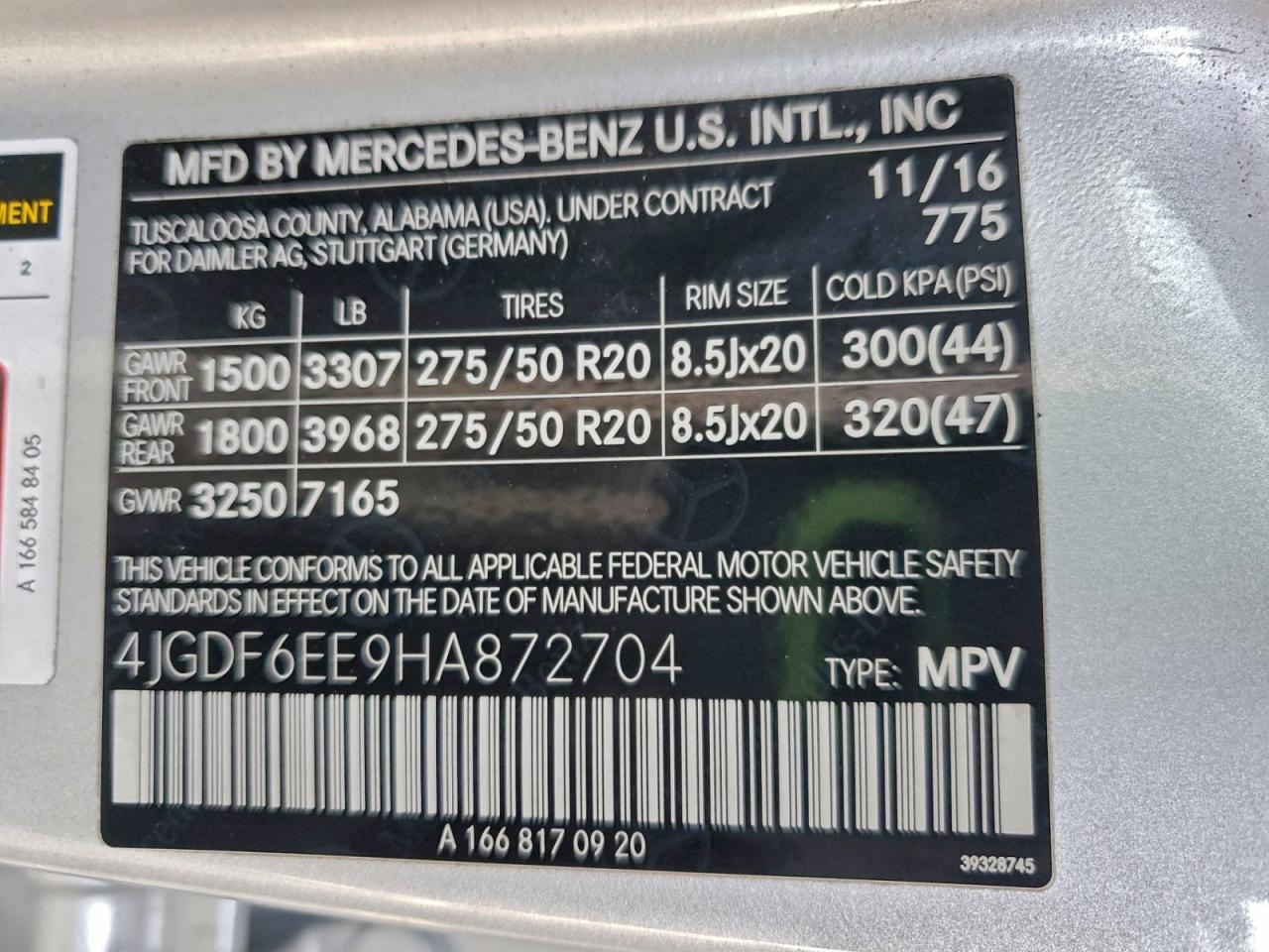 Mercedes-Benz Gls-class 450 4matic