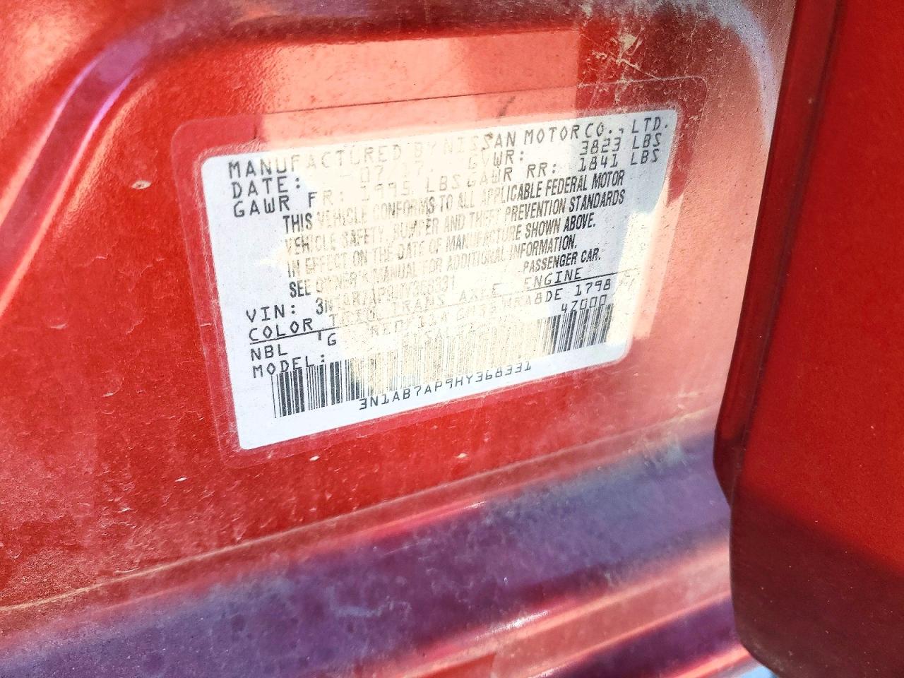 Nissan Sentra Sv