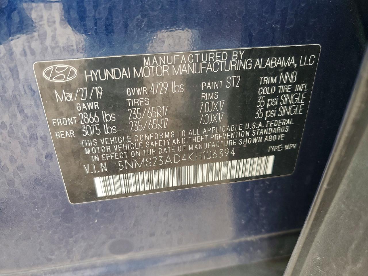Hyundai SANTA FE Se